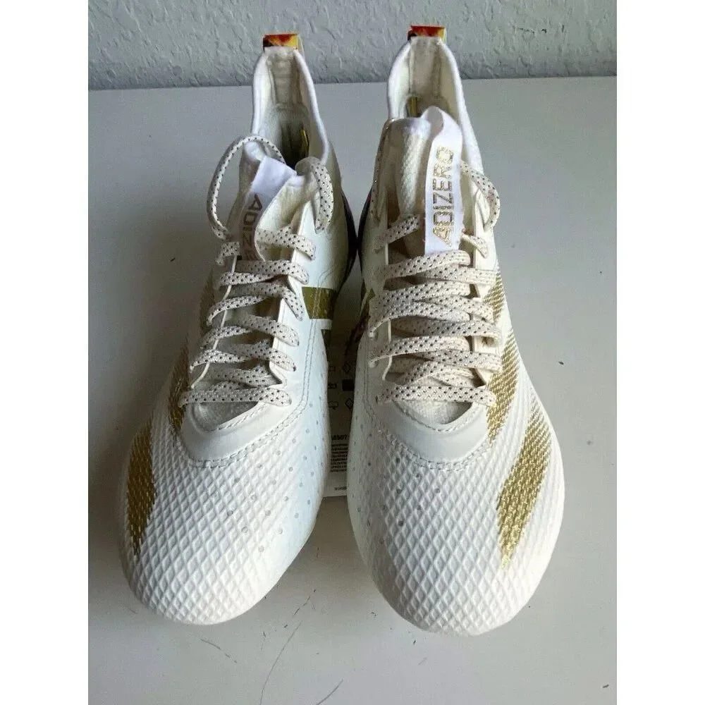 Adidas Adizero Chaos Speed Coronation Gold Metallic Cleats IG5907 Men 8‎ Women 9
